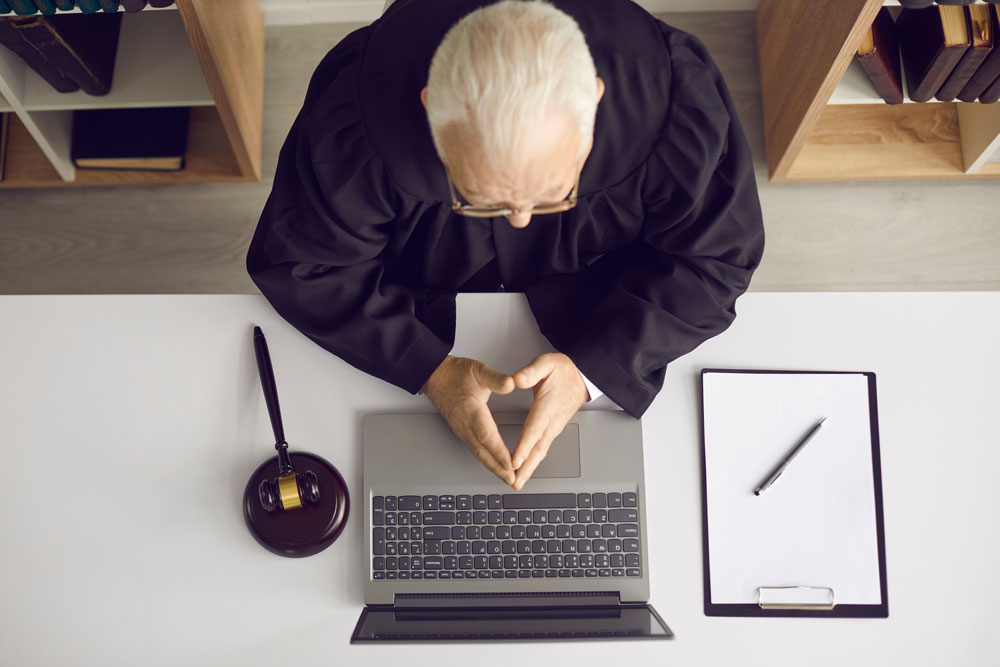Lawyer On Computer